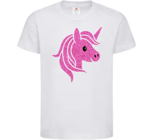 Дитяча футболка Sparkle unicorn Білий фото