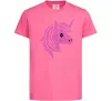 Дитяча футболка Sparkle unicorn Яскраво-рожевий фото