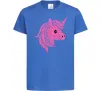Дитяча футболка Sparkle unicorn Яскраво-синій фото