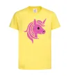 Дитяча футболка Sparkle unicorn Лимонний фото