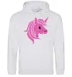 Женская толстовка (худи) Sparkle unicorn Серый меланж фото