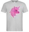 Чоловіча футболка Sparkle unicorn Сірий фото