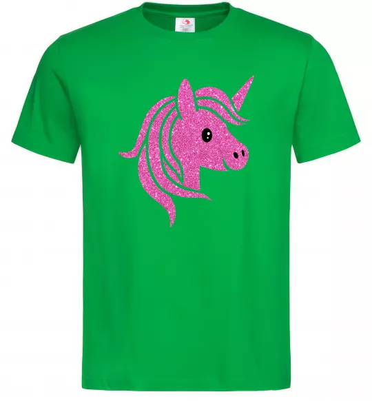 Чоловіча футболка Sparkle unicorn Зелений фото