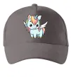 Кепка Rainbowdash unicorn Сірий фото