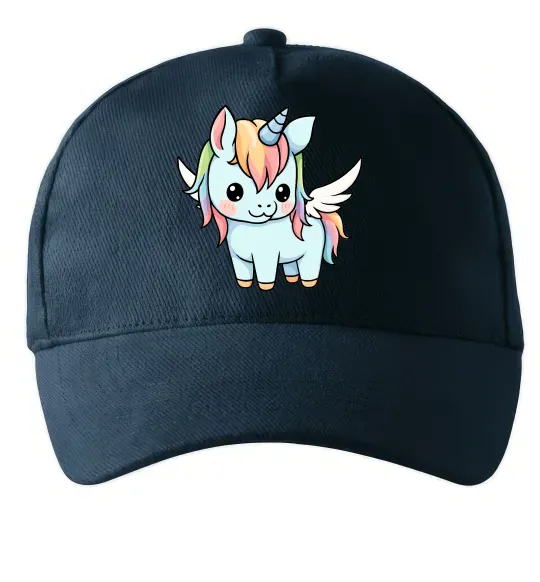 Кепка Rainbowdash unicorn Темно-синий фото
