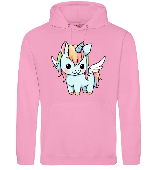 Чоловіча толстовка (худі) Rainbowdash unicorn Рожевий фото