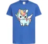 Детская футболка Rainbowdash unicorn Ярко-синий фото