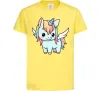 Детская футболка Rainbowdash unicorn Лимонный фото