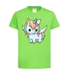 Дитяча футболка Rainbowdash unicorn Лаймовий фото