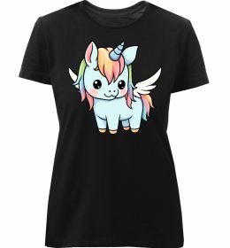 Женская премиум футболка Rainbowdash unicorn