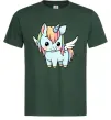 Мужская футболка Rainbowdash unicorn Темно-зеленый фото