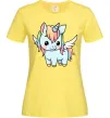Женская футболка Rainbowdash unicorn Лимонный фото