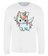 Свитшот Rainbowdash unicorn Белый фото