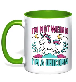 Чашка с цветной ручкой