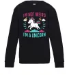 Детский Свитшот I`m not weird Черный фото