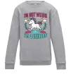 Детский Свитшот I`m not weird Серый меланж фото