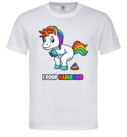 Чоловіча футболка I poop rainbows Чоловіча футболка I poop rainbows