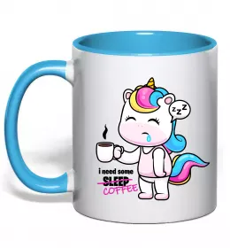 Чашка с цветной ручкой