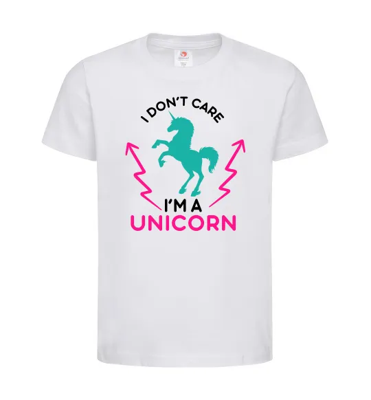 Дитяча футболка I`m unicorn Білий фото