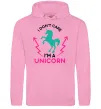 Чоловіча толстовка (худі) I`m unicorn Рожевий фото
