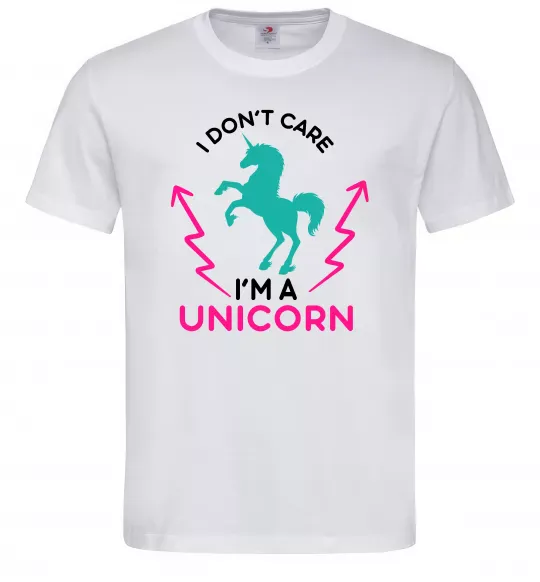 Чоловіча футболка I`m unicorn Білий фото