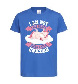 Детская футболка I am not like other girls
