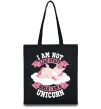 Еко-сумка I am not like other girls Чорний фото
