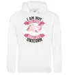 Женская толстовка (худи) I am not like other girls Белый фото