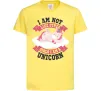 Детская футболка I am not like other girls Лимонный фото