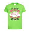 Детская футболка I am not like other girls Лаймовый фото