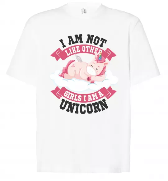 Футболка Оверсайз I am not like other girls Белый фото