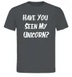 Мужская футболка Have you seen my unicorn Графит фото
