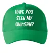 Кепка Have you seen my unicorn Зеленый фото
