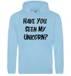 Чоловіча толстовка (худі) Have you seen my unicorn Блакитний фото