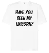Футболка Оверсайз Have you seen my unicorn Белый фото