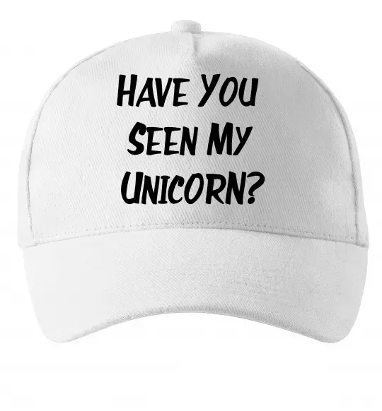 Кепка Have you seen my unicorn Белый фото