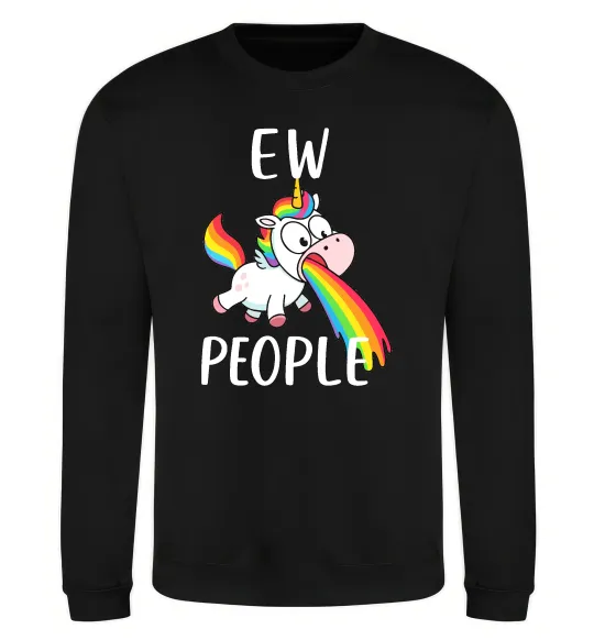 Свитшот Ew people Черный фото