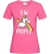 Женская футболка Ew people Ярко-розовый фото