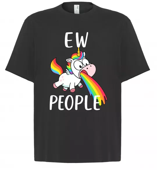 Футболка Оверсайз Ew people Черный фото