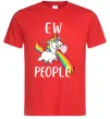 Мужская футболка Ew people Красный фото