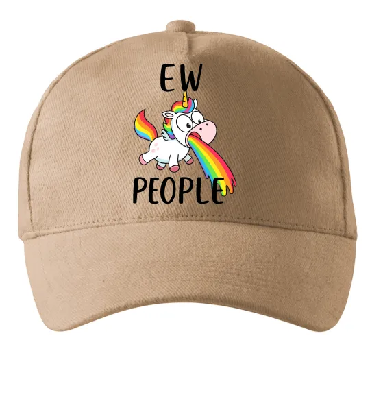 Кепка Ew people Пісочний фото