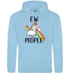 Жіноча толстовка (худі) Ew people Блакитний фото