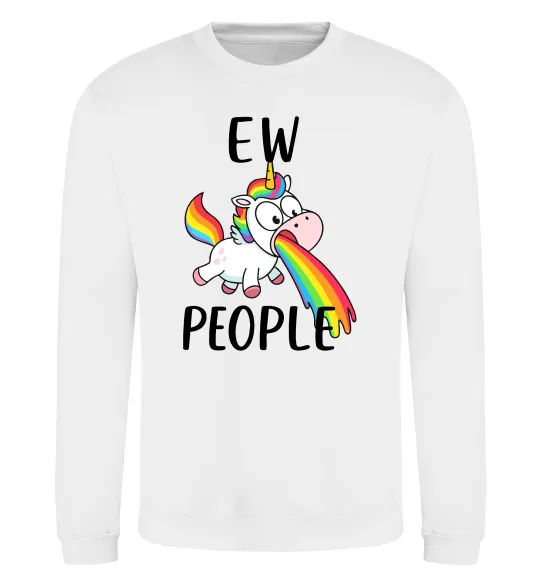 Свитшот Ew people Белый фото