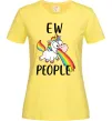 Женская футболка Ew people Лимонный фото