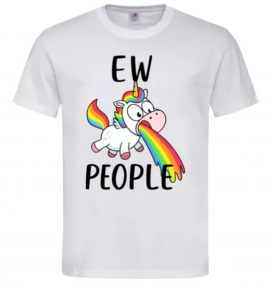 Мужская футболка Ew people Белый фото