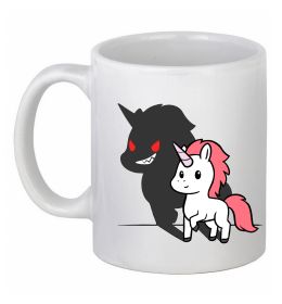 Чашка керамічна Evil unicorn