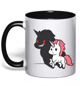 Чашка с цветной ручкой