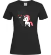 Женская футболка Evil unicorn Черный фото