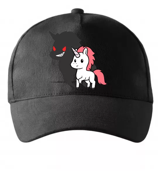 Кепка Evil unicorn Чорний фото