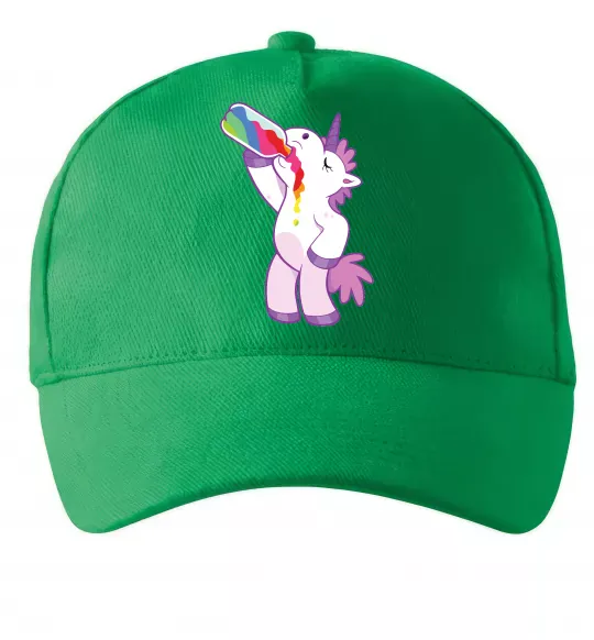 Кепка Drunk unicorn Зелений фото